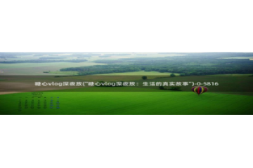 糖心vlog怎么刷号：糖心vlog深夜放(\