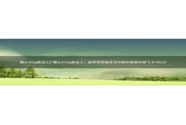 糖心vlog资源下载：糖心vlog搬运工(\