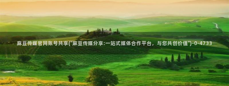 mdpub麻豆传媒官网