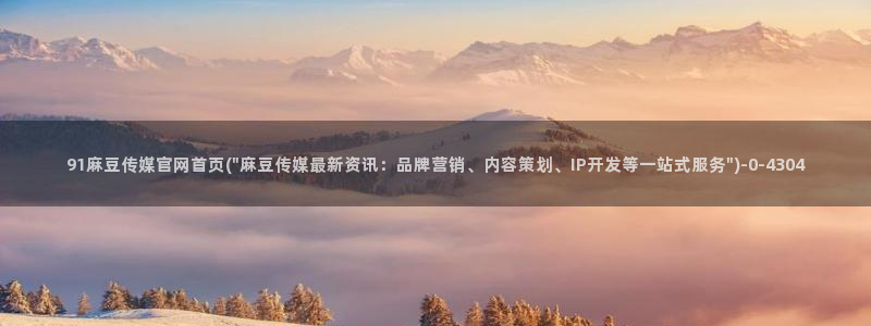 麻豆传媒手机官网